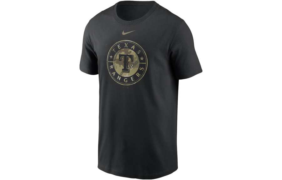 Nike Nike T Shirts Men's Black Crew Neck Moderate Straight Fit