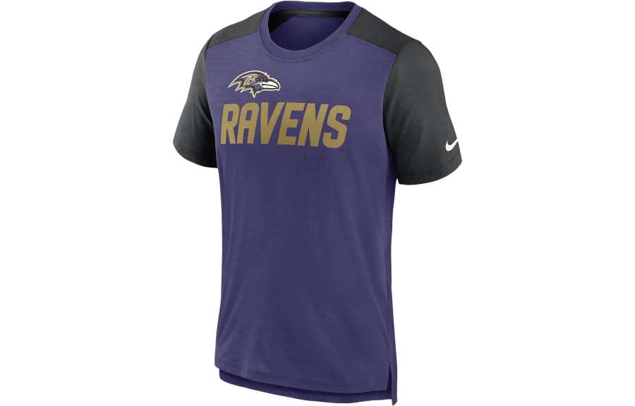 Nike Nike T Shirts Men's Purple Crew Neck Moderate Straight Fit