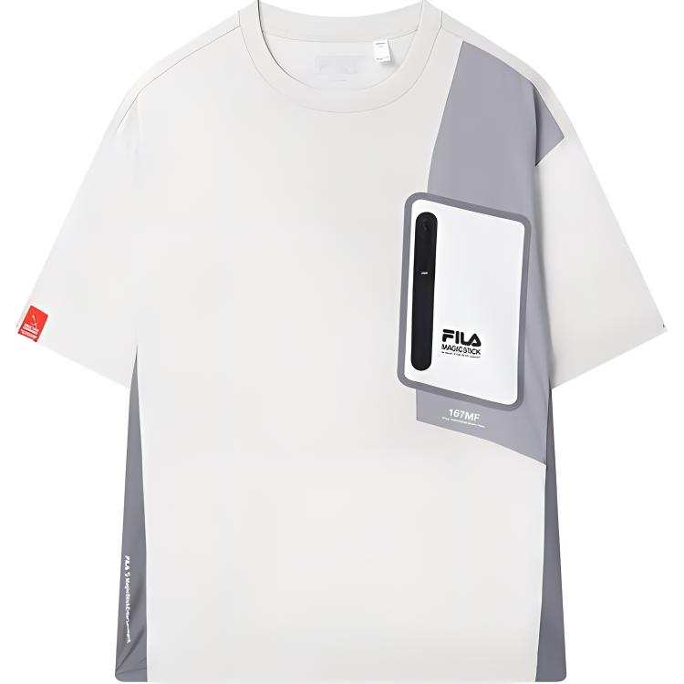 FILA T Shirt Men's Elegant Gray