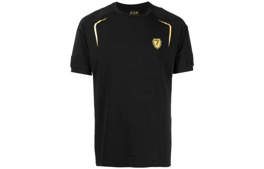 EMPORIO ARMANI 【Previous Season】logo-print cotton T-shirt
