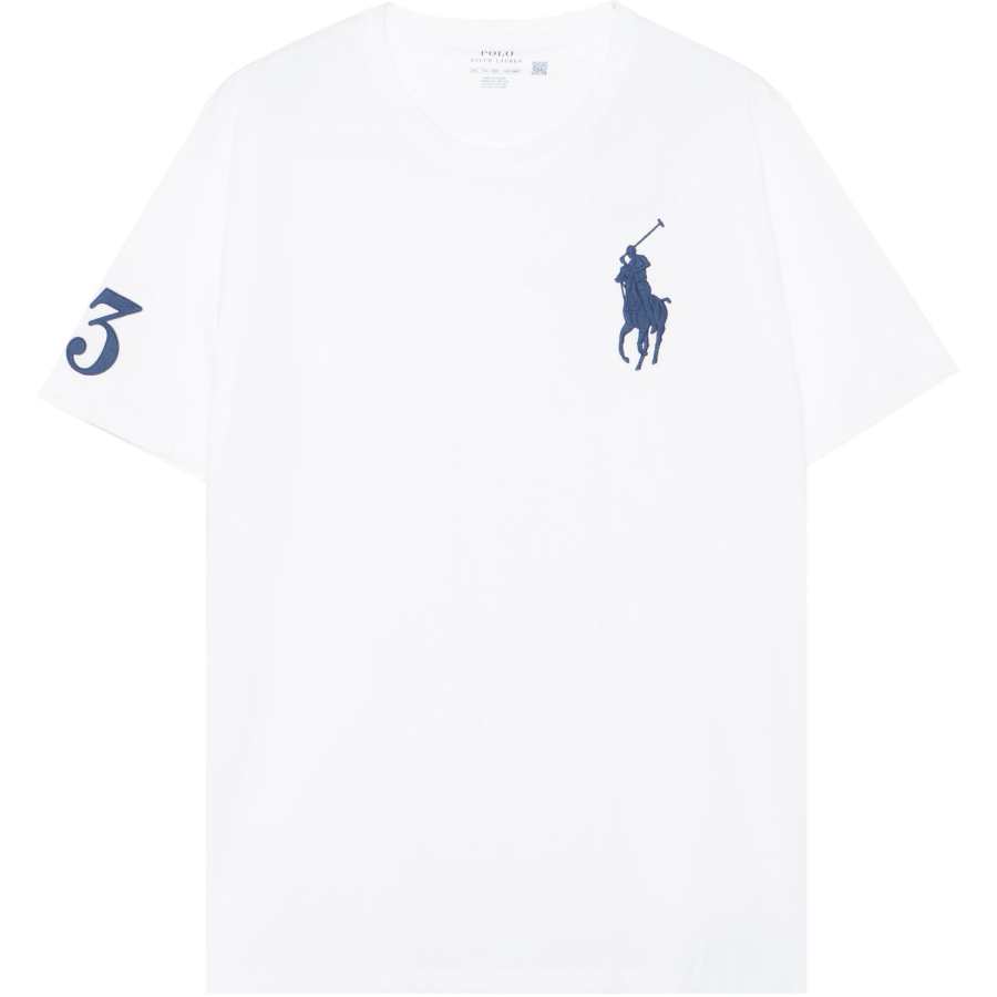 Polo Ralph Lauren SS23 Men's Embroidered Crewneck Tee White