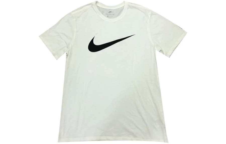 Nike Nike T Shirts Men's White Crew Neck Moderate Straight Fit