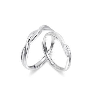MOLADY 925 Sterling Silver Sterling Silver Ring Pair Unisex