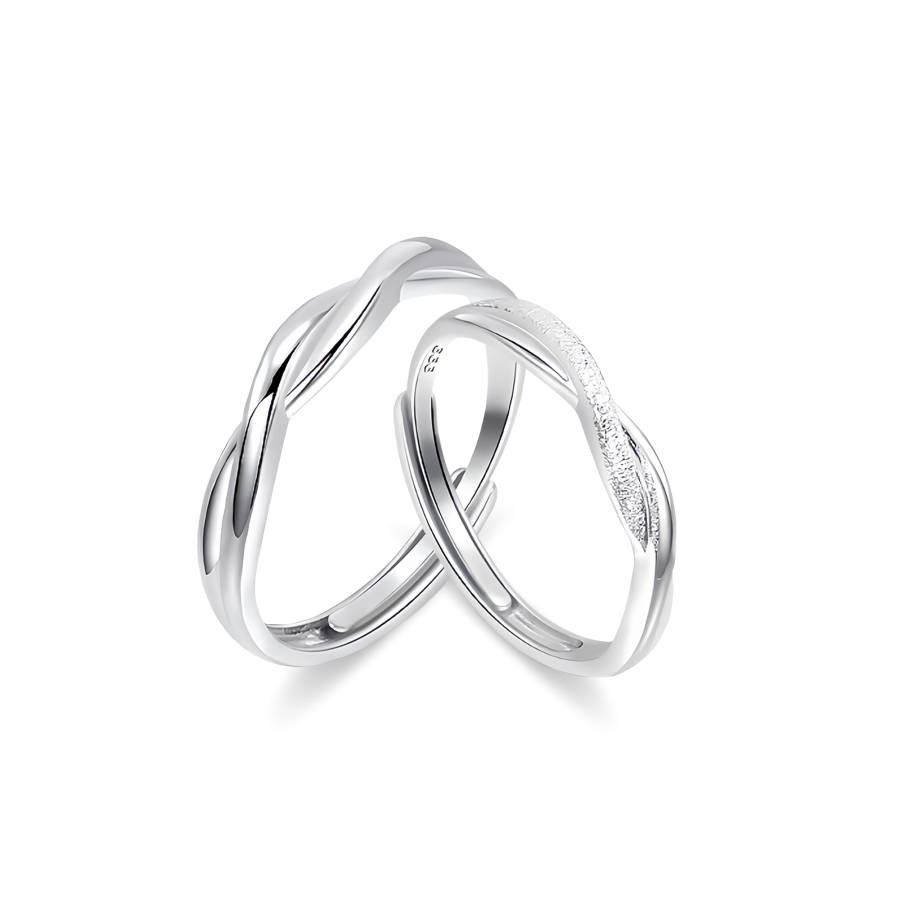 MOLADY MOLADY 925 Sterling Silver Sterling Silver Ring Pair Unisex