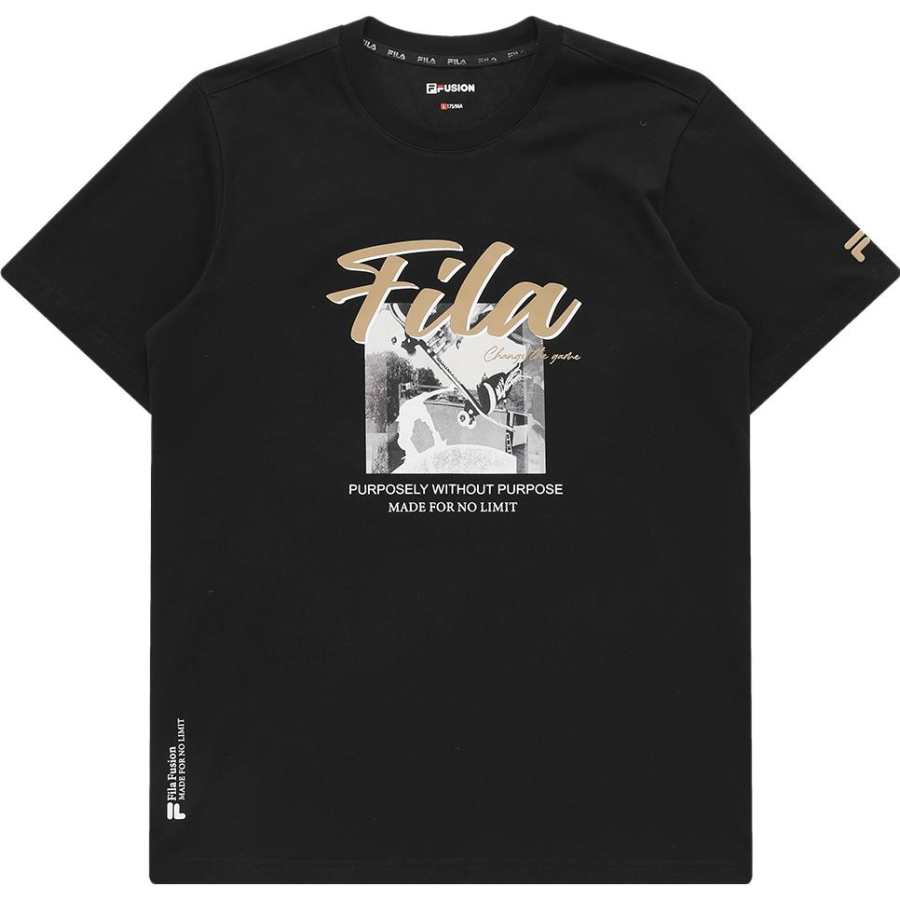 FILA FUSION T Shirt Men's Black