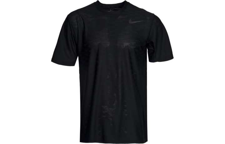 Nike Nike T Shirts Men's Black Crew Neck Moderate Straight Fit