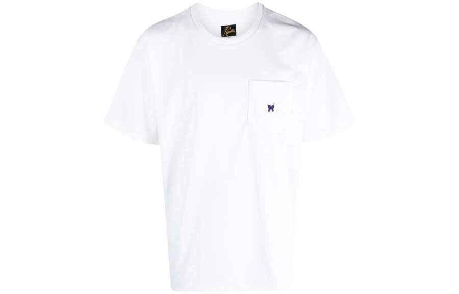 Needles Needles Butterfly Embroidered T Shirt