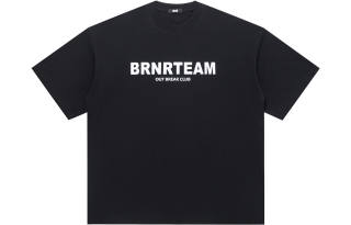 BRNR T Shirts Unisex Crew Neck Thin Straight Fit
