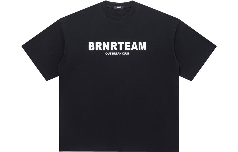 BRNR T Shirts Unisex Crew Neck Thin Straight Fit