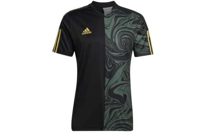 Adidas Adidas T Shirts Men's Black V Neck Moderate Straight Fit