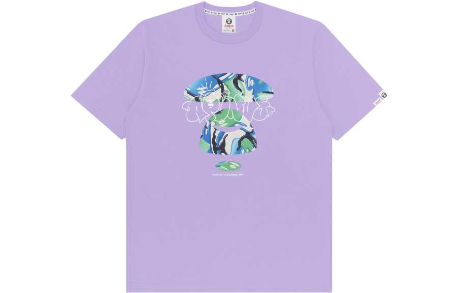 Aape T Shirts Men's Crew Neck Moderate Straight Fit