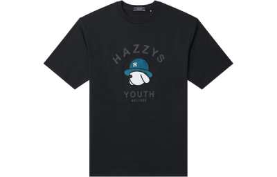 HAZZYS T Shirts Men's Crew Neck Moderate Straight Fit