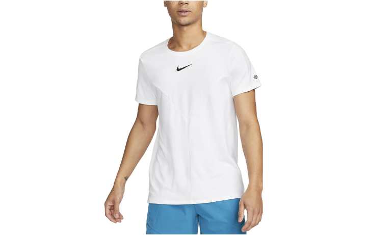 Nike Nike T Shirts Men's White Crew Neck Moderate Straight Fit