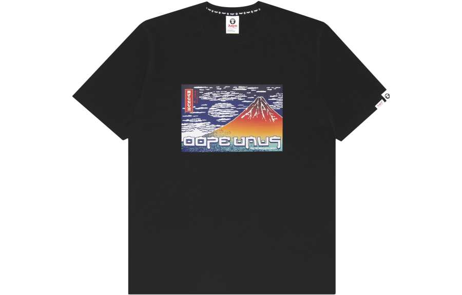 Aape Aape T Shirts Men's Crew Neck Moderate