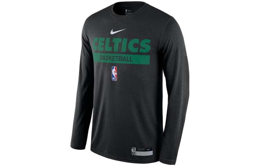 Nike Nike T Shirts Men's Black Crew Neck Moderate Straight Fit