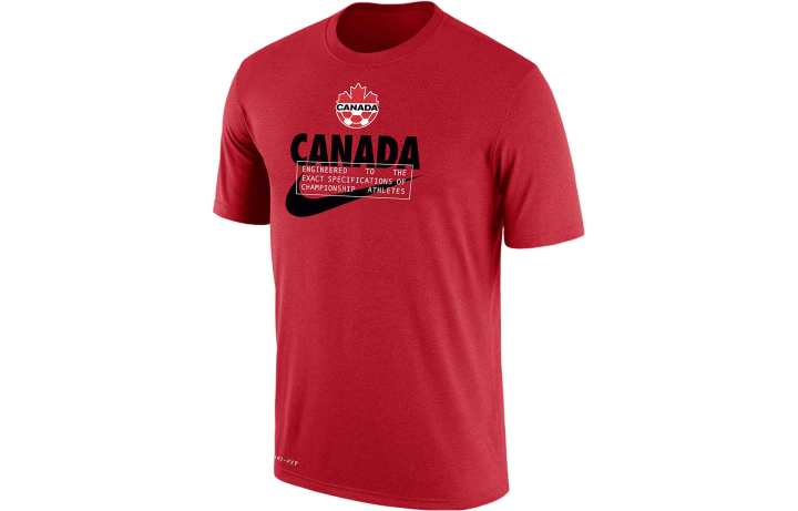 Nike Nike T Shirts Men's Red Crew Neck Moderate Straight Fit