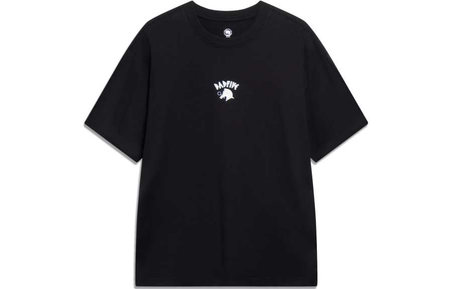 Li-Ning Li Ning T Shirts Men's Crew Neck Moderate