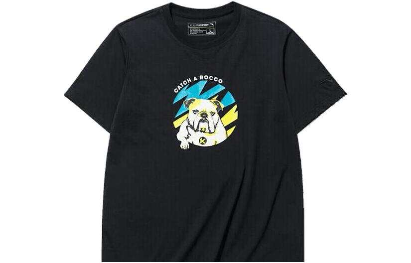 ANTA Anta Basketball Collection Regular T Shirt Men's Basic Black