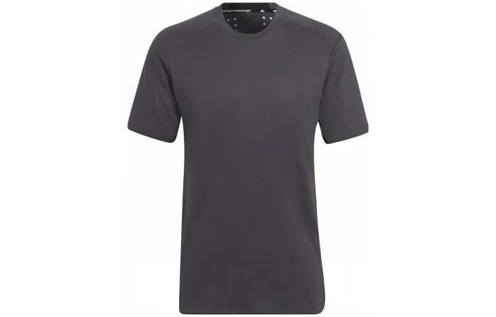 Adidas Adidas T Shirts Men's Black Crew Neck Moderate Straight Fit