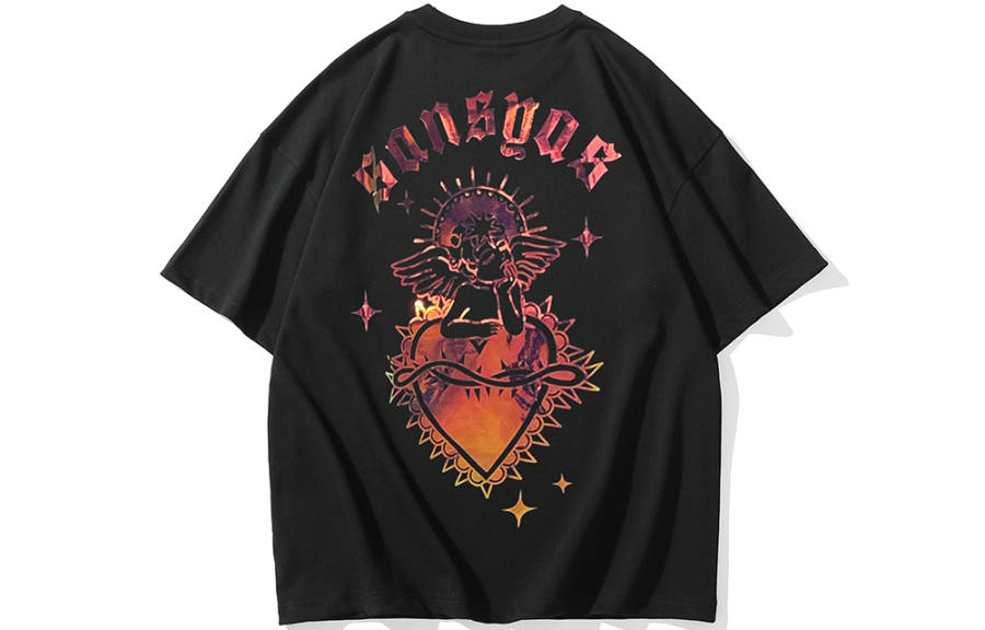 SANSYAS T Shirts Unisex Crew Neck Moderate Straight Fit