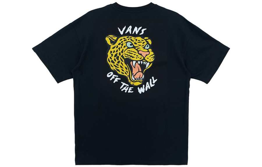 Vans Set in Sleeve T Shirt Men's Black