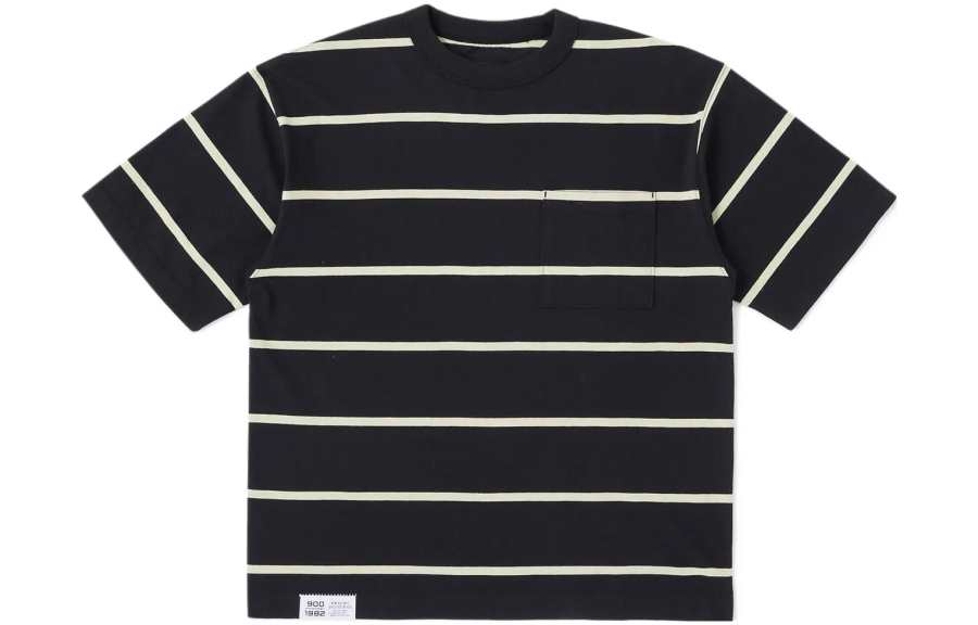 New Balance New Balance T Shirts Men's Black Henry Collar Moderate Straight Fit