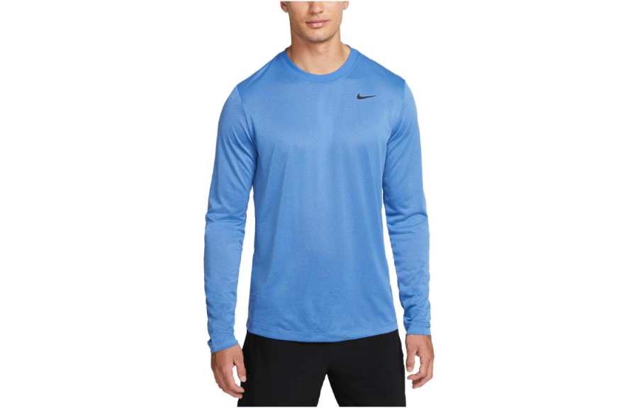 Nike Nike T Shirts Men's Game Royal Blue Crew Neck Moderate Straight Fit