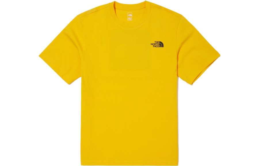 THE NORTH FACE Cotton Nse Box Logo S/S R/Tee Yellow Korea Version