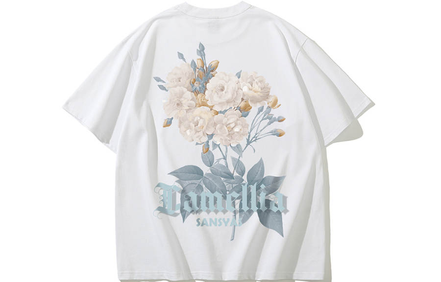 SANSYAS T Shirts Unisex Crew Neck Moderate Straight Fit