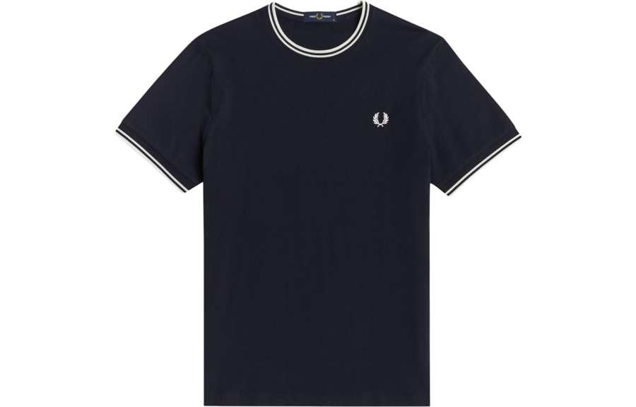 FRED PERRY Twin Tipped Crewneck T Shirt