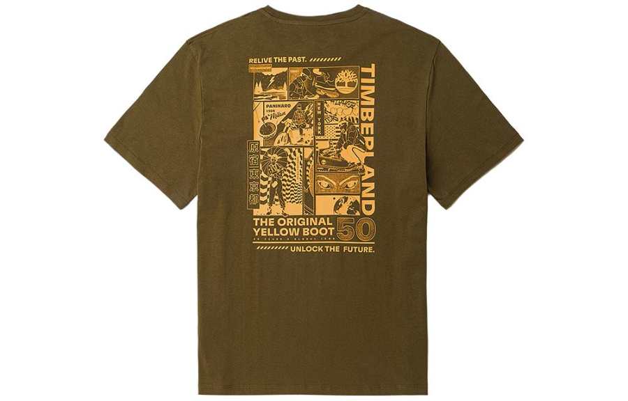 Timberland T Shirt Unisex Dark Olive Green