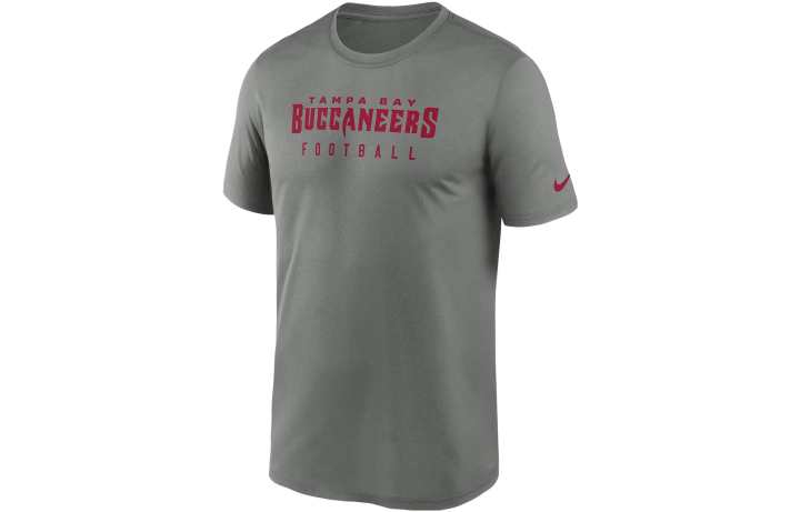Nike Nike T Shirts Men's Gray Crew Neck Moderate Straight Fit