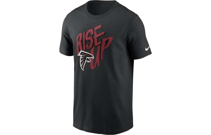 Nike Nike T Shirts Men's Black Crew Neck Moderate Straight Fit