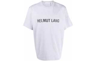 Helmut Lang Logo Printed Crewneck T-Shirt