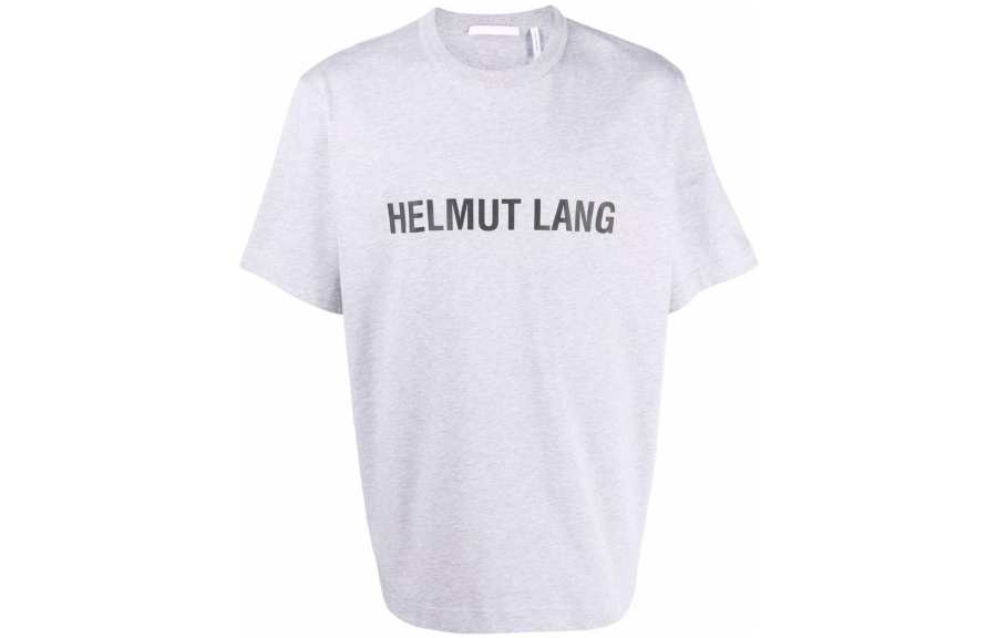 Helmut Lang Helmut Lang Logo Printed Crewneck T-Shirt