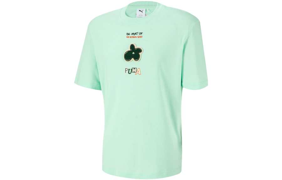 PUMA SS23 T Shirt Unisex Mint Green