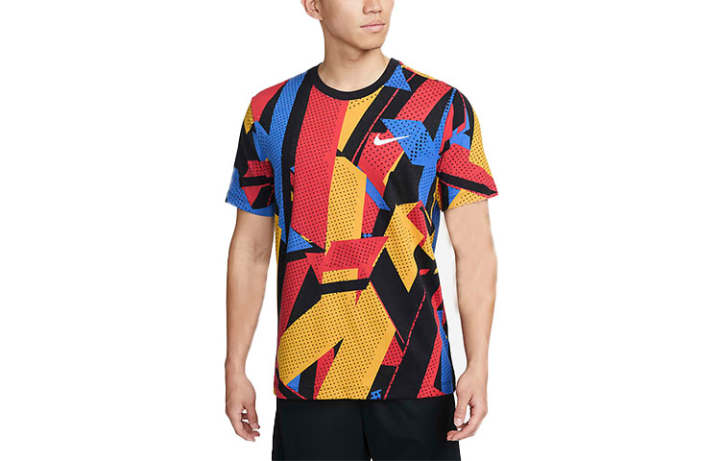 Nike Nike Dri Fit T Shirts Men's Super Royal Crew Neck Moderate Straight Fit