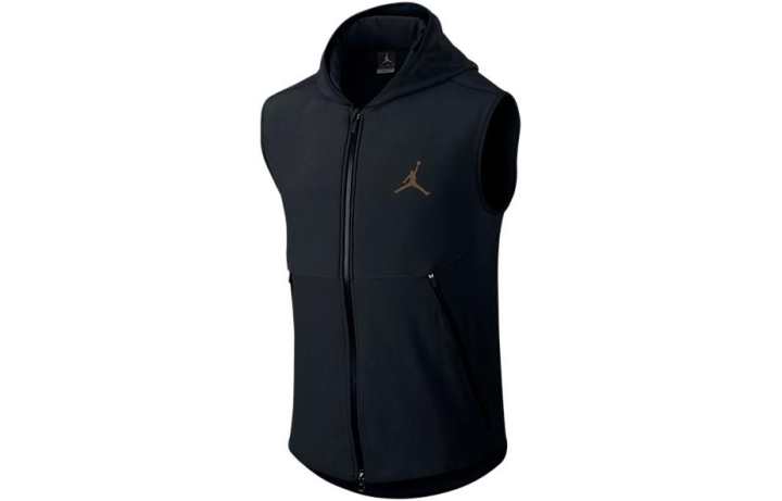 Jordan Jordan T Shirts Men's Black Hooded Non Detachable Moderate Straight Fit