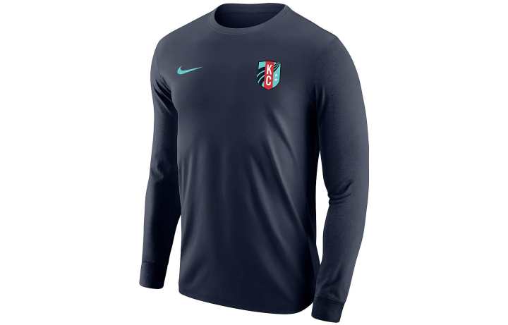 Nike Nike T Shirts Men's Navy Blue Crew Neck Moderate Straight Fit
