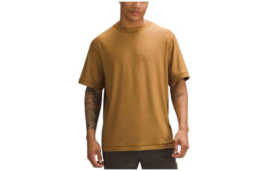 Lululemon T Shirts Men's Crew Neck Moderate Straight Fit