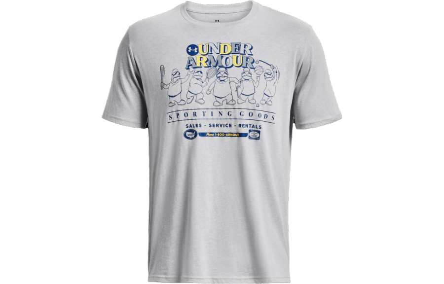 Under Armour T Shirt Men's Light Modern Gray