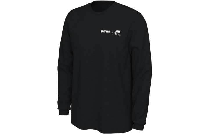 Nike Nike T Shirts Men's Black Crew Neck Moderate Straight Fit