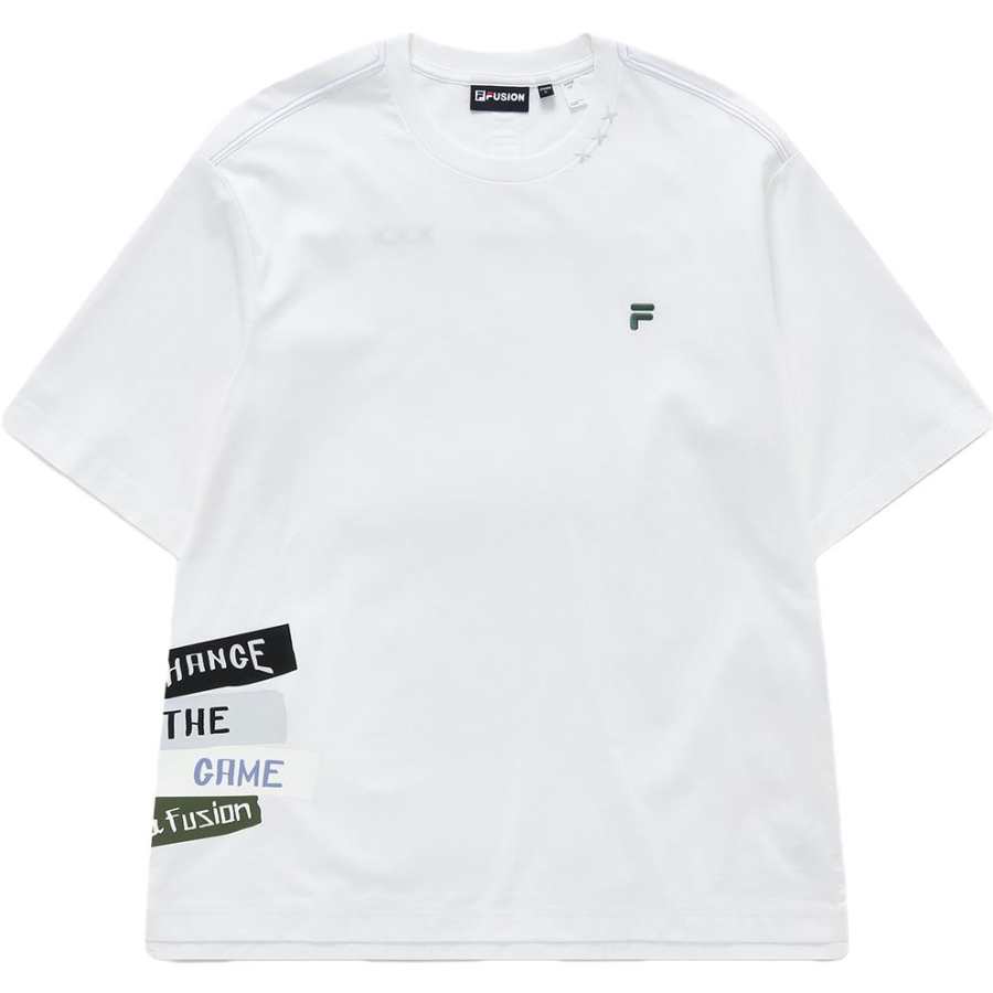 FILA FUSION T Shirt Men's Standard White