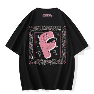 FIDO DIDO T Shirts Unisex Crew Neck Moderate