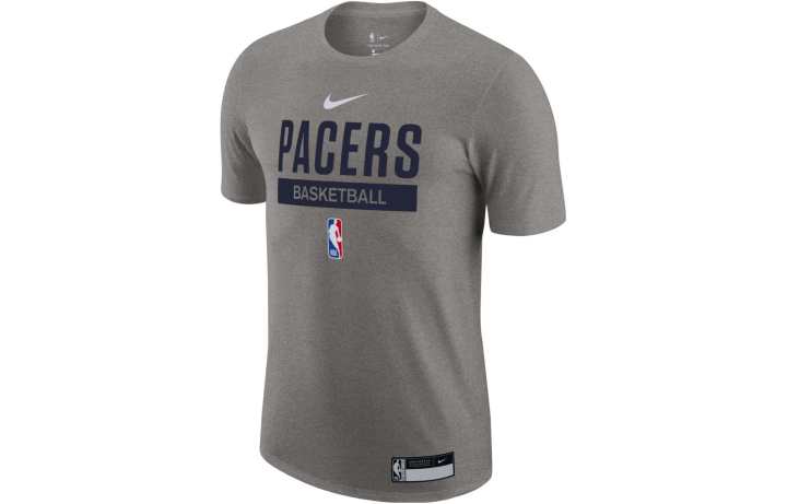 Nike Nike T Shirts Men's Gray Crew Neck Moderate Straight Fit