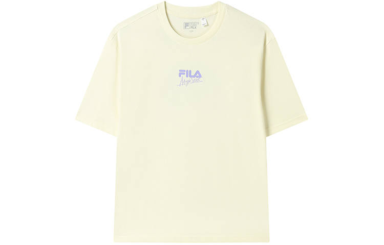 FILA T Shirt Unisex Cheese White
