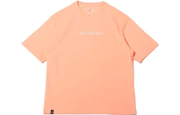 Jordan Jordan T Shirts Men's Watermelon Pink Crew Neck Moderate Straight Fit