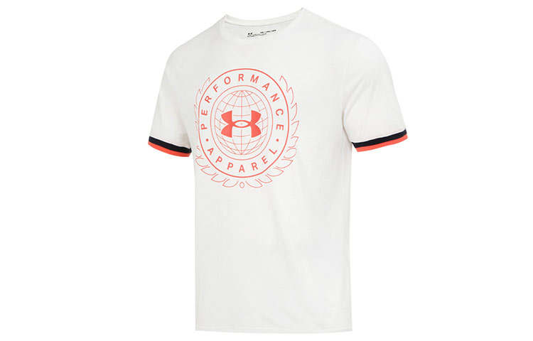 Under Armour Drop Shoulder Sleeve T Shirt Men's White
