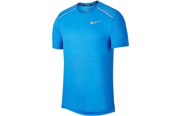 Nike Nike T Shirts Men's Peace Blue Crew Neck Moderate