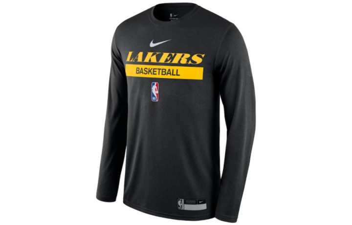 Nike Nike Nba Los Angeles Lakers Practice Dri Fit L/S T shirt